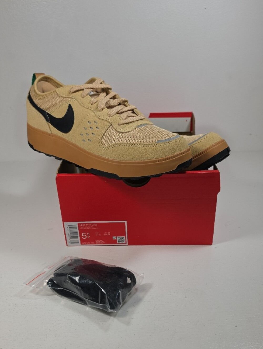 Nike Kids City Tan Brownstone Sneakers 5½